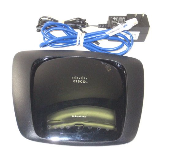 LINKSYS E1000 WIRELESS N ROUTER 745883589418  