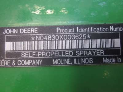 2009 John Deere 4830 Sprayer  