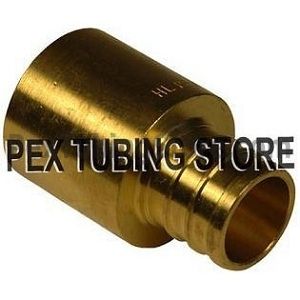 PEX x 1 Male Sweat Adapter   Crimp Fitting  