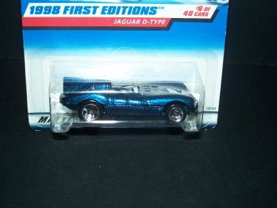   WHEELS 1ST EDITIONS 6/40 JAGUAR D TYPE RARE VARIATION #638 MOC  