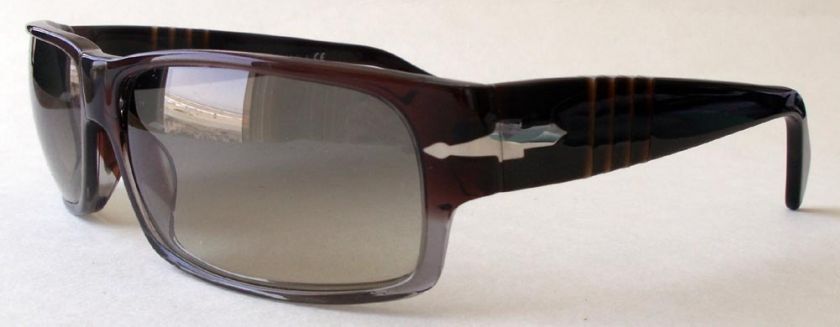 RARE BROWN RED GRADIENT SMOKE PERSOL 2720 SUNGLASSES Size 60 