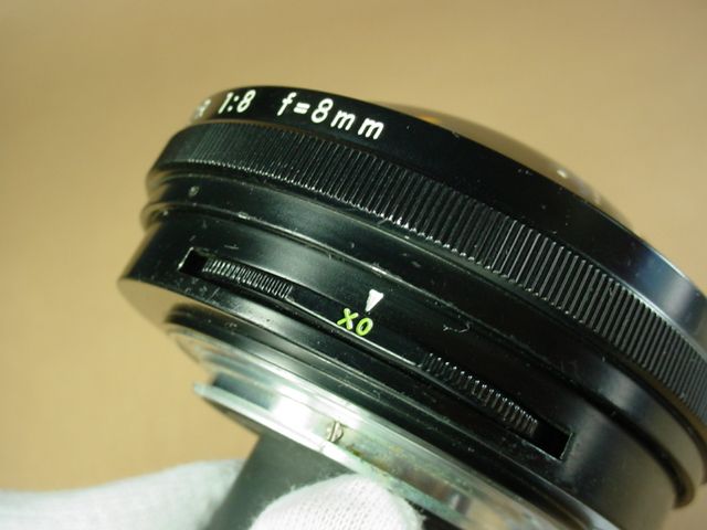 NIKON F CAMERA NIPPON KOGAKU FISH EYE 8mm f/8 LENS 76783016996  