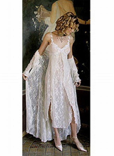 NWT Nightgown CLAIRE PETTIBONE Bride Gown  Spandex 