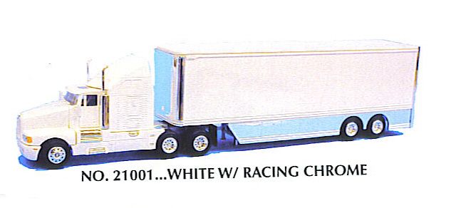 KENWORTH SEMI RACING TRAILERWHITE 187  