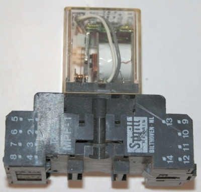 SMITT   RELAY & WIRING BASE MPF 1 / RABK 4P 24VAC  