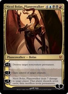   Bolas, Planeswalker MTG Ajani vs Nicol Bolas RARE Magic the Gathering