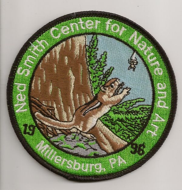 1996 Ned Smith Center Millersburg Chipmunk First Issue Patch Mint 