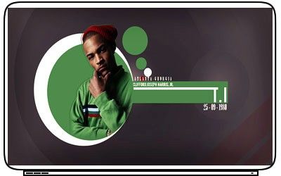 Rap Hip Hop T.I TI Music Artist Laptop Netbook Skin Cover Sticker 