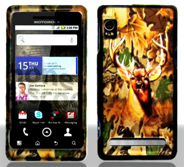 Motorola Droid 2 A955 R2D2 Htr Deer Faceplate Snap on Phone Cover Hard 