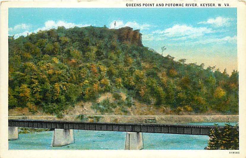 WV KEYSER QUEENS POINT POTOMAC RIVER EARLY T49673  