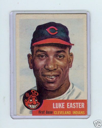 1953 TOPPS #2 LUKE EASTER   CLEVELAND INDIANS  