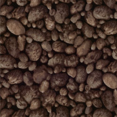 MODA Fabric ~ MODASCAPES ~ Pebbles / Brown   by the 1/2 yard  
