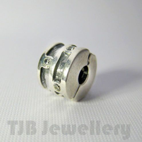 GENUINE PANDORA FIXED CLIP Sparkling 790291 CZ  