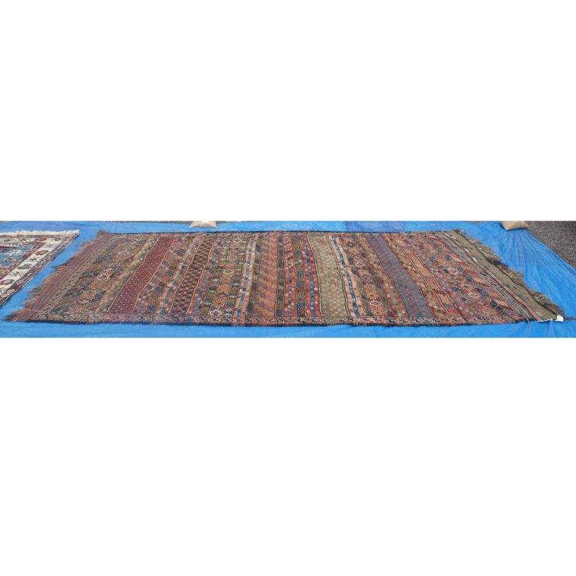 128x65 Vintage Genuine Hand Woven Persian Area Rug  