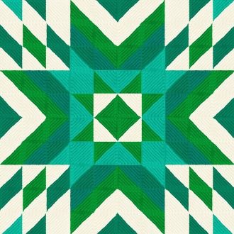 Lakota Star Quilt Afghan Blanket Crochet Pattern  