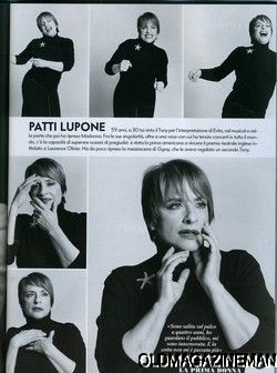 VANITY FAIR ITALIA bruce weber BROADWAY patti lupone  