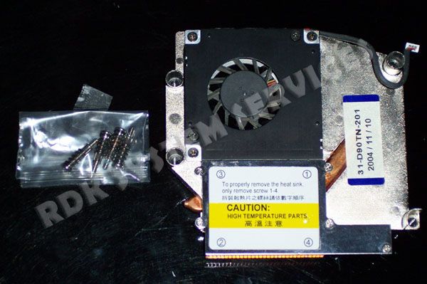 Ultra VGA heatsink for Alienware m7700 Sager D9T or D9K  