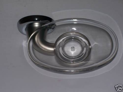 DELTA INNOVATIONS SOAP DISH PEARL NICKEL/CHROME NEW  