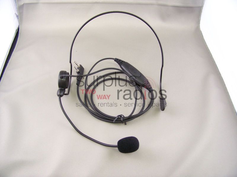 HEADSET FOR MOTOROLA 2 PIN RADIOS CP200 SP50 SPIRIT XTN  