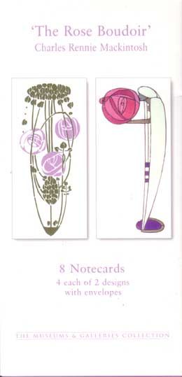 CHARLES RENNIE MACKINTOSH Rose Boudoir Greeting Cards  