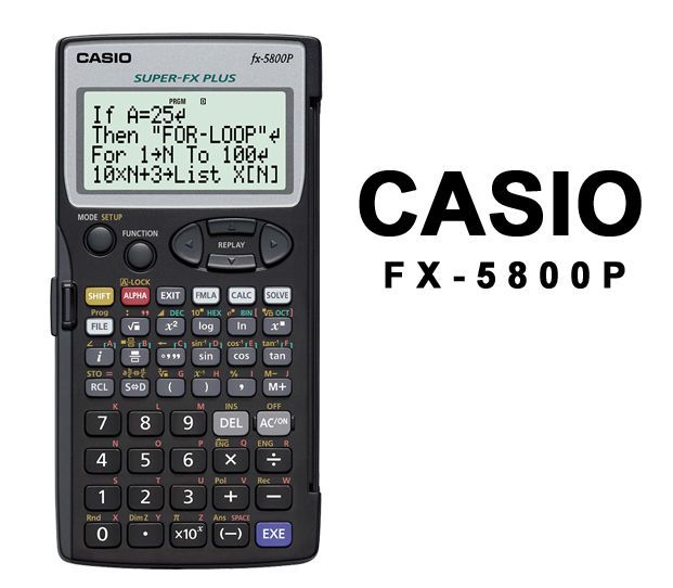 New CASIO FX 5800P Scientific Calculators FX5800P  