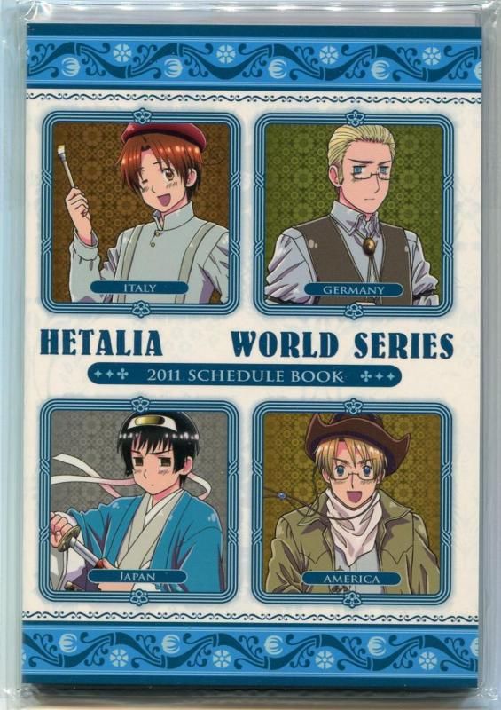   Hetalia planner organizer schedule book 2011 Japan Italy UK France