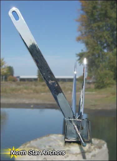 This 22 lbs sized anchor is ideal for boats up to 38 in length.