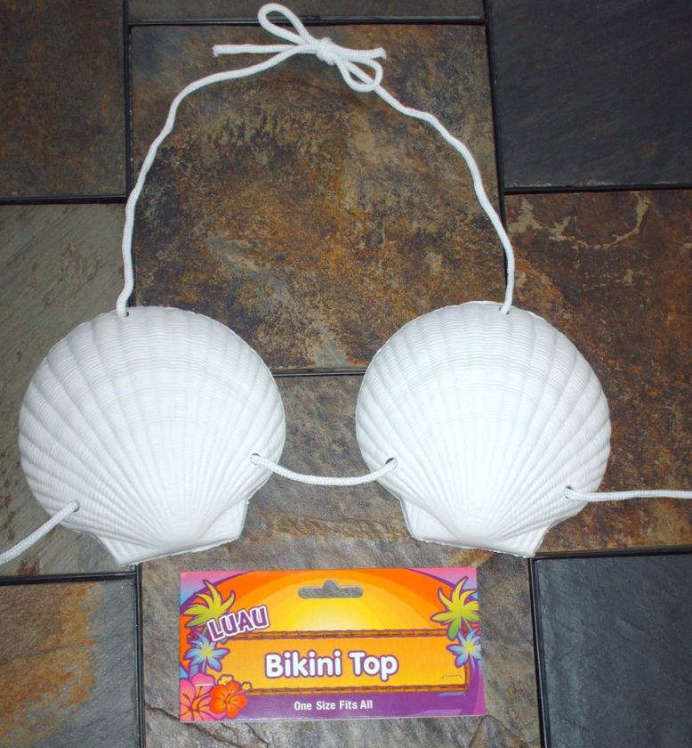 Seashell Bra Halloween Hula top Luau Mermaid costume  