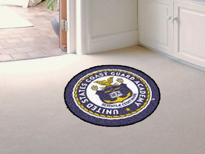 Coast Guard Academy Bears 27 Round Area Rug Floor Mat  