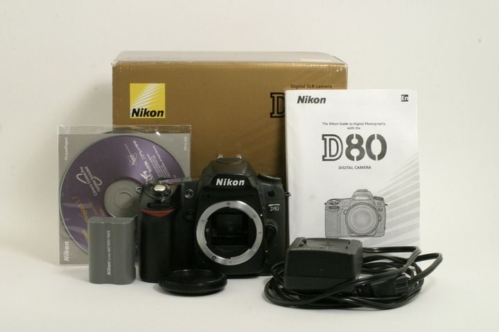 Nikon D80 10.2 MP Digital SLR Camera Body Only D 80 Auto Focus DSLR 