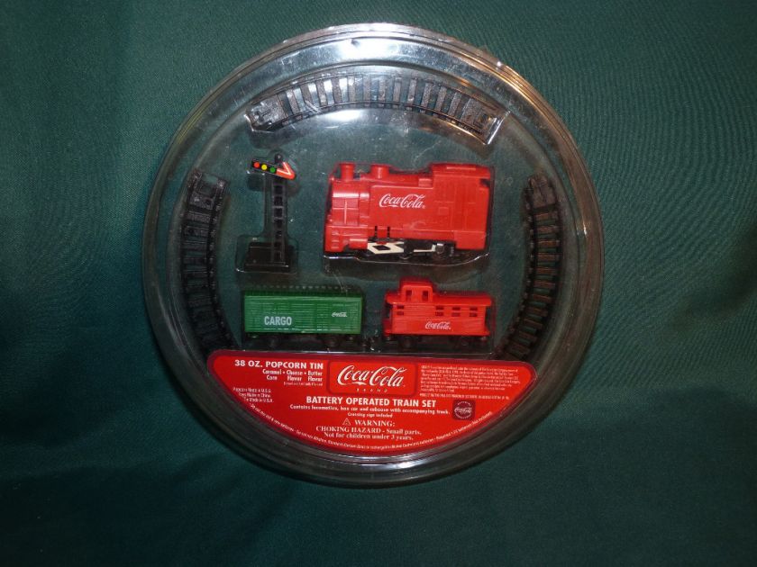 COCA COLA BATTERY OPERATED TRAIN SET  