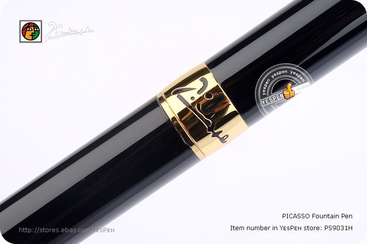   Fountain Pen    PS903 SWEEDEN FLOWER KING    Lacquered Black GT