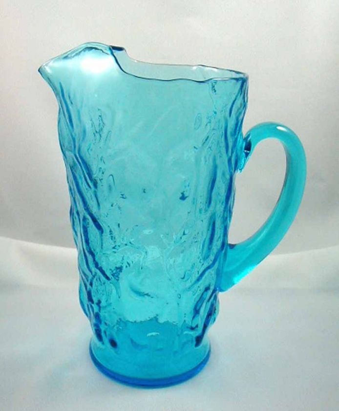 Seneca DRIFTWOOD CASUAL  Peacok Blue Water Pitcher 65oz  