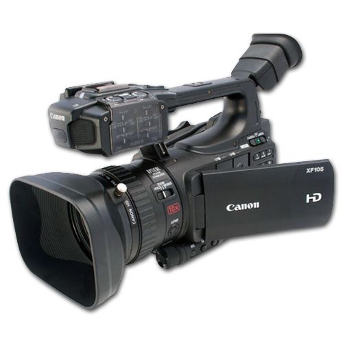 Canon XF105 10x HD Zoom HD Professional Camcorder 013803130195  