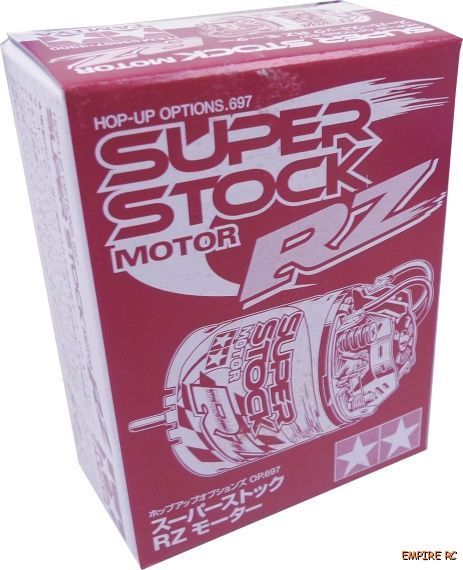 Tamiya 53697 RC Super Stock Motor RZ Lay Down Brush  