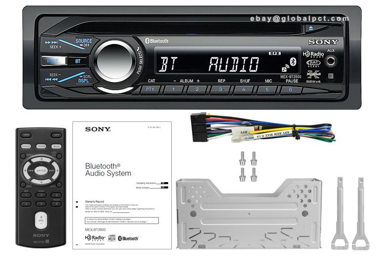 SONY XPLOD MEX BT2800 BLUETOOTH CD RECEIVER CAR RADIO  