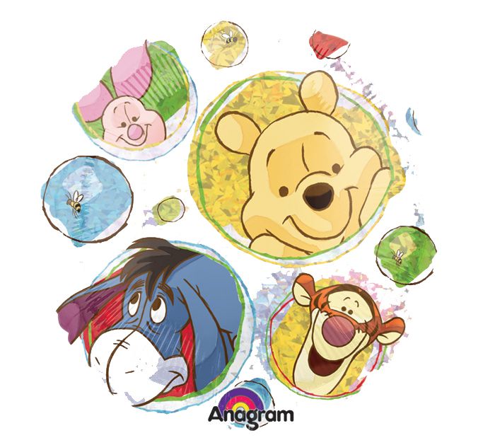   18 Winnie the Pooh & Friends Clear Balloon Birthday Party Baby Shower