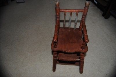 Wonderful Vintage convertible Doll Chair   VG  