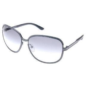 Tom Ford TF117 Delphine 01B Silver/Gray Sunglasses  