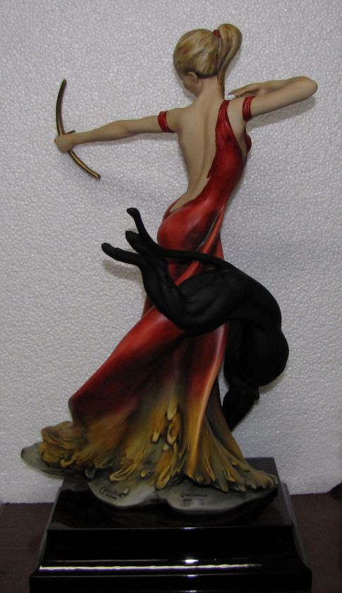 NEW FLORENCE GIUSEPPE ARMANI COLLECTIBLE DIANA FIGURINE HOME INTERIOR 