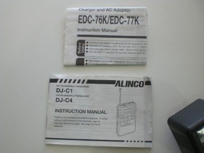 ALINCO DJ C1T Credit Card   ( Used ) VHF FM TRANSCEIVER   Handheld w 