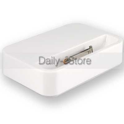 Dock Cradle Docking Station White for Apple iPhone 4 4G 4S  