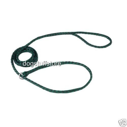 SLIP LEAD kennel grooming show nylon dog animal GREEN  