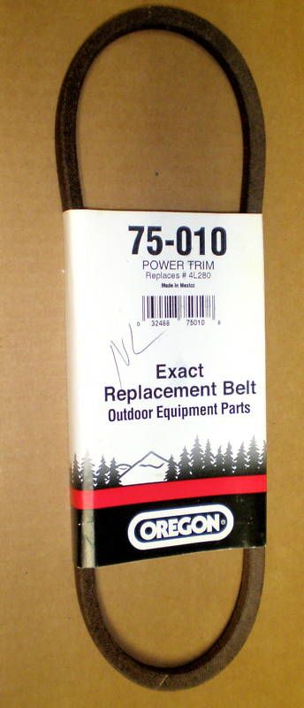 Power Trim Edger V Belt 4L280 1/2 X 28 A26, 339 NEW  