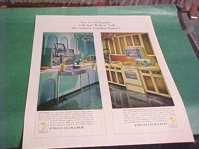 1965 ORIGINAL AD FRIGIDAIRE FLAIR ELECTRIC RANGE  