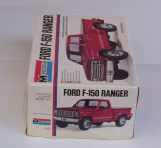 FORD F150 Truck 4x4 2262 Monogram 124 + Bonus Parts Vtg Pickup Model 