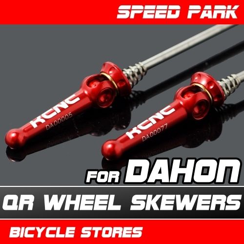 KCNC QR Wheel Skewers for DAHON 74/135mm RED / 43g  