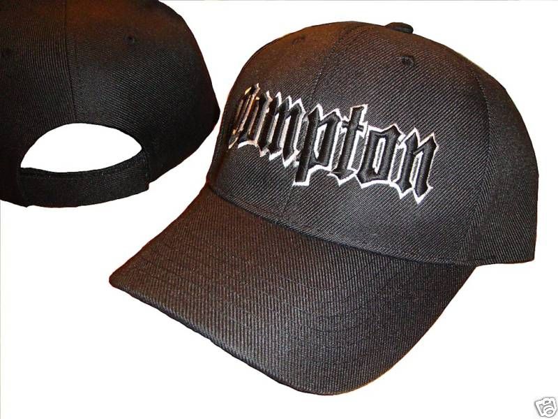 COMPTON HAT HATS CAP CAPS NWA EAZY GANGSTA RAP E BLACK  