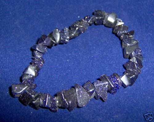 Power Gems Blue Goldstone Bracelet Jewelry Gemstones  