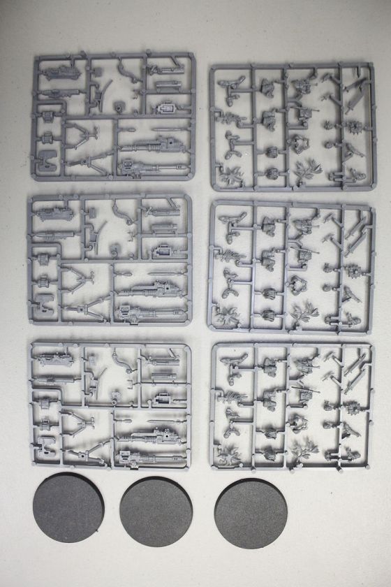 HEAVY WEAPON TEAM SPRUES Imperial Guard Catachan Bits Warhammer 40K 